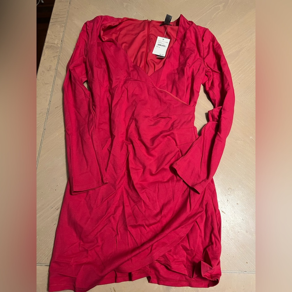 Pink Long Sleeve Dress